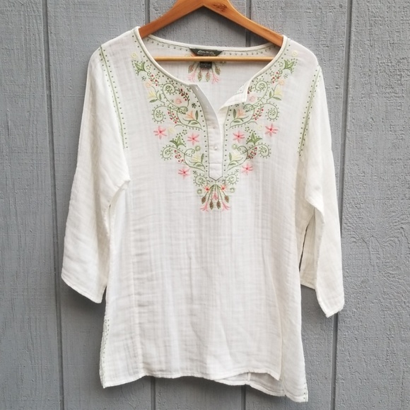 Eddie Bauer Embroidered Tunic 